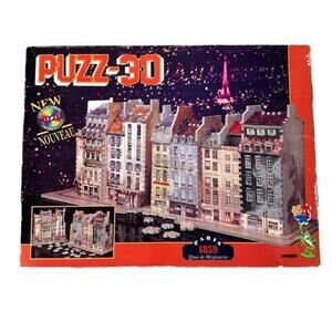 Puzz 3D Paris 1859 Quai de Megisserie Wrebbit Puzzle 774 Pieces